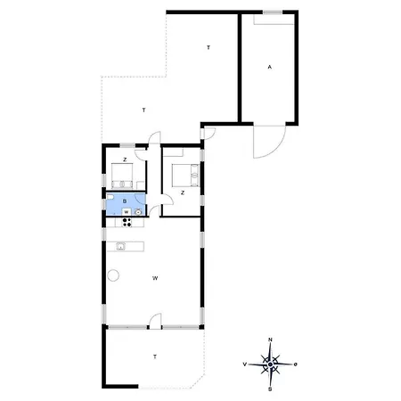 別荘 Bl244-blokhus-moreavej-17 ブロックフス